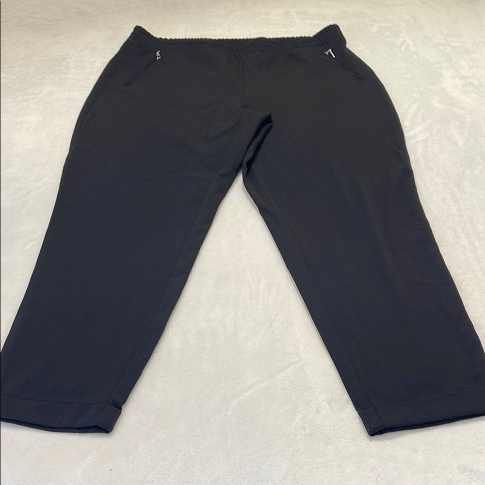 CHICOS WOMENS BLACK SIZE PANTS